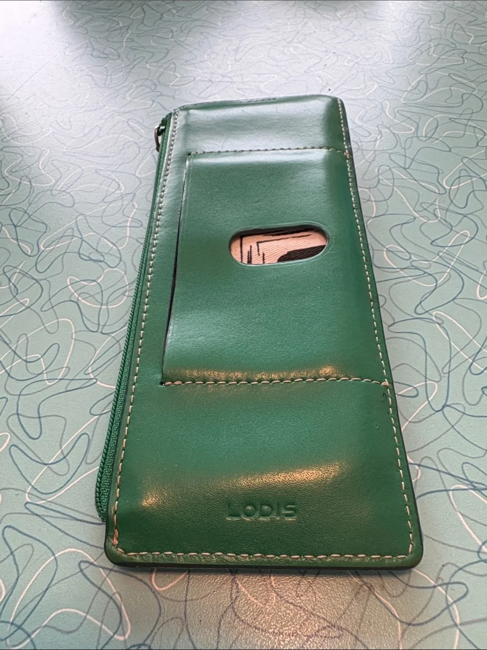 LODIS LEATHER CARD HOLDER/SLIM WALLET
